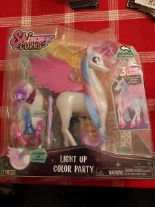 SHIMMER CORN LIGHT UP PARTY COLOR UNICORN - Picture 1 of 6