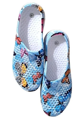 Flotadores Mocasines de Conducción Mujer Zapatos de Goma Performados Estampado de Baterías Talla 10M Foto 1 de 4