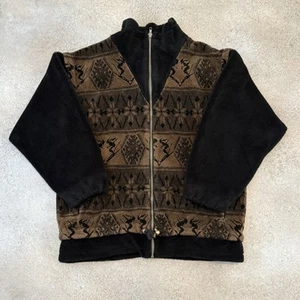 Vintage 90s Denali Full Zip Ski Fleece XL Winter Nordic 1990s Nature Outdoors - Picture 1 of 13