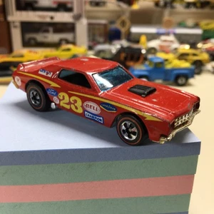 Vintage Hot Wheels Redline 1974 Red Torino Stocker Flying Colors Nice (74) - Picture 1 of 9