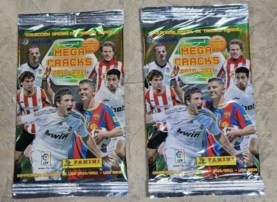 2010-11 PANINI MEGACRACKS  LA LIGA SEALED 2 Card Packs - Image 1 of 2