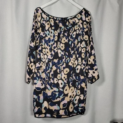 Vestido Diane Von Furstenberg Eggzactly Leopardo Seda Manga Larga Talla 6 Foto 1 de 3