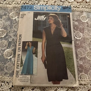 Simplicity Vintage 70er Jahre Muster #7472 Misses Jiffy Strick Pullover Kleid Gr. M - Bild 1 von 4
