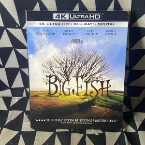 Big Fish (4K Ultra HD Bluray + Bluray + Slipcover, 2003) - Foto 1 di 8