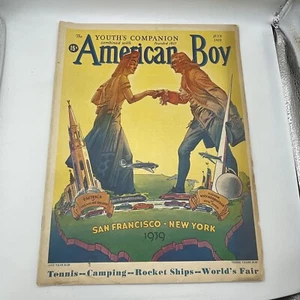 Youth’s Companion American Boy July 1939 ~ World’s Fair Cover - Picture 1 of 5
