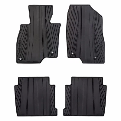 NEW OEM Mazda 2014-2017 Mazda6 All Weather Rubber Floor Mats Black 0000-8B-H70 - Image 1 of 4