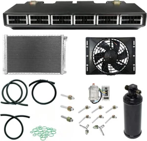 12000 BTU 24V Universal A/C Kit Truck Cab Bus Air Conditioner Underdash 6 Vents - Foto 1 di 9