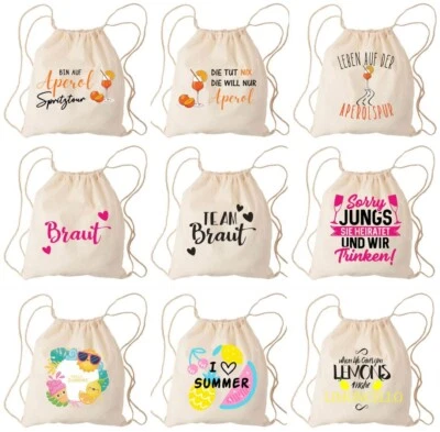 SOL's Rucksack/Turnbeutel 37x41 cm mit wählbarem Motiv (Aperol, Sommer, etc.) - Bild 1 von 4