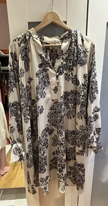 H&M Satin Floral Dress/ Tunic Size M - Picture 1 of 3