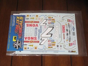 Slixx NASCAR 1609 7 Vons Kleenex Randy Lajoie Chevy Waterslide Decals 1/24 - Bild 1 von 2