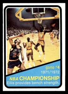 1972 Topps Basketball #157 NBA Playoffs Game #4 NM+