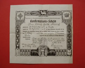 Billete de confirmación - Documento 1935 - Imagen 1 de 2