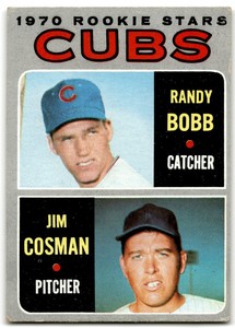 1970 Topps Baseball Cubs Rookies - Randy Bobb/Jim Cosman Chicago Cubs #429