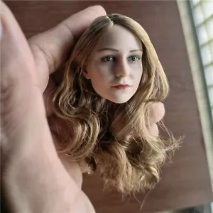 1/6 blonde gelockte Haare Kopf Skulptur für 12" weibliche PH TBL Actionfigur Körper 🔥 - Bild 1 von 4