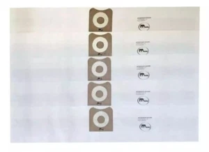 5 VACUUM BAGS for RIDGID VF3501; POWERTEC 75017; WS32045F; 3-4.5 Gallon Wet/Dry - Picture 1 of 2