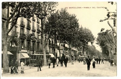 ESPAÑA, BARCELONA, POSTCARD- "RAMBLA DEL CENTRO" - Imagen 1 de 2