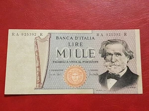 1000 Lire Verdi 25. März 1969 Sehr guter Zustand Sehr guter Zustand - Bild 1 von 2