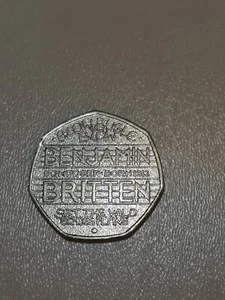 2013 Benjamin Britten rare 50p fifty Pence blow bugle set wild echoes flying - Picture 1 of 2