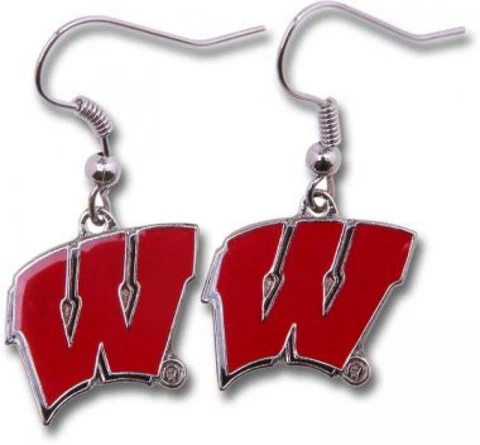 Wisconsin Badgers Dangle Earring Cover