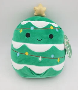 2023 Christmas Tree Squishmallow Johann 8 Inch Soft Plush Jazwares Green Pillow - Picture 1 of 12