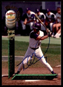1994 Signature Rookies Draft Picks Todd Walker Auto Minnesota Twins #8