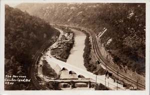 RPPC The Narrows Cumberland Maryland #F2 - Picture 1 of 2