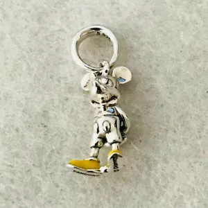 NUEVO Auténtico Pandora Disney, Clásico Colgante Mickey, Esmalte Amarillo 397394EN06 - Imagen 1 de 2