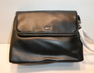 DKNY Women's Pandora Crossbody, Black/Silver - Picture 1 of 3