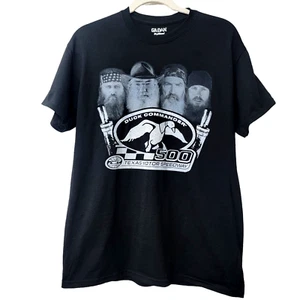Duck Dynasty Texas Motor Speedway Black T Shirt Size M - Picture 1 of 3