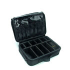 (Black Three Layer 34X24x11) Makeup Bag Portable Storage Waterproof Travel
