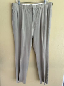 Ralph Lauren Purple Label Dress Pants Men 40x36 Khaki Wool Italy Trousers Slacks - Picture 1 of 5