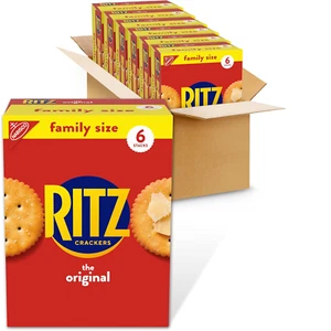 RITZ Original Crackers, Family Size, 6 - 20.5 Oz Boxes - Picture 1 of 12