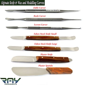 Dental Wachs & Modellier Mischspachtel Schnitzer Techniker Labor Instrumente - Bild 1 von 9