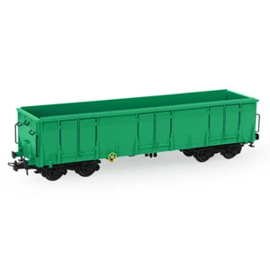 1 Stck./3 Stck. HO Maßstab 1:87 Offene Gondel Auto Grün Schienenwagen - Bild 1 von 8