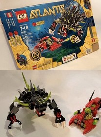 LEGO Atlantis Shadow Snapper (8079) Complete Box Instructions Minifig