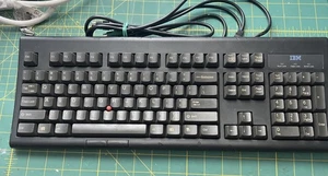 IBM KPD8923 Trackpoint PC Keyboard -01K1220 PS2 Interface) Works Well Fast Ship - Picture 1 of 12