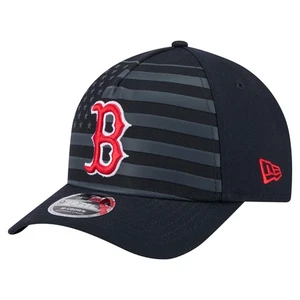 Men's New Era Navy Boston Red Sox American Flag 9FORTY M-Crown A-Frame - Picture 1 of 4