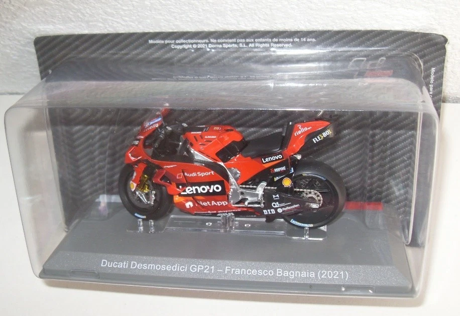 FRANCESCO BAGNAIA PECCO (2021) • DUCATI DESMOSEDICI GP21 MOTO GP 1/18 ALTAYA - Image 1 of 1