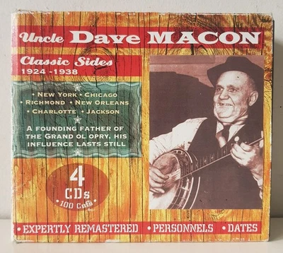 Uncle Dave Macon – Classic Sides 1924-1938 - 4 x CD Album Box Set - Image 1 of 4