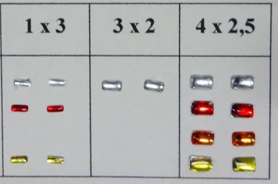 Pastille de Phare rectangle x 2 - Artisan32 - 04370 - Immagine 1 di 3
