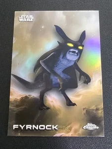 2025 Topps Chrome Star Wars #118 FYRNOCK Rainbow Refractor - Picture 1 of 2