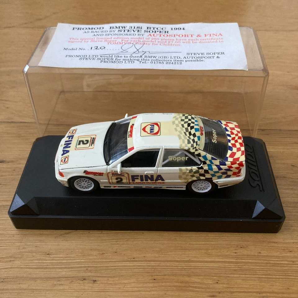 SOLIDO STEVE SOPER 1:43 BTCC BMW SERIE 3 E36 - EDICIÓN LIMITADA Foto 1 de 4