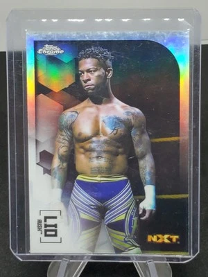2020 Topps Chrome WWE Lio Rush Refractor #86 NXT - Image 1 of 2