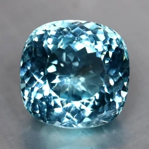 Piedra preciosa apatita azul cielo natural Brasil corte cojín 2,43 quilates (7,61 x 7,51 mm) - Imagen 1 de 2