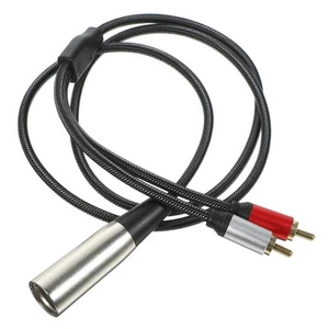 Cavo Audio Da XLR RCA Adattatore Microfono Convertitore Auricolari - Photo 1/12