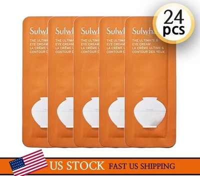 Sulwhasoo The Ultimate S Eye Cream 1ml X 24pcs Premium K-Beauty - Image 1 of 3
