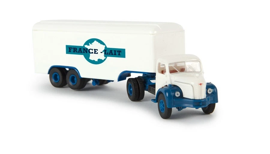 Brekina 85418 - 1/87 Berliet Tlr 8 Trattore Case - Francia Lait - Nuovo - Immagine 1 di 1