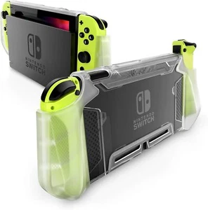 Mumba Grip Case for Nintendo Switch Console Dockable Cover / 12 Game Card Holder - Picture 1 of 38
