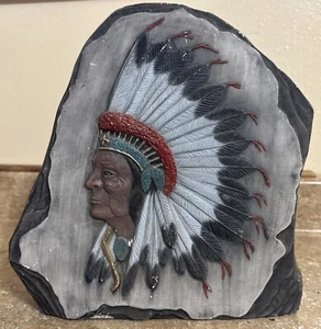 Vintage Ceramic Native American Warbonnet - Picture 1 of 9
