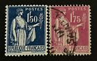 FRANCE 1932 - TIMBRE NEUF* YT 288 - YT289 Oblitéré - Type Paix (Laurens)